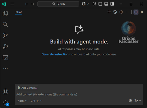 Open GitHub Copilot Chat panel